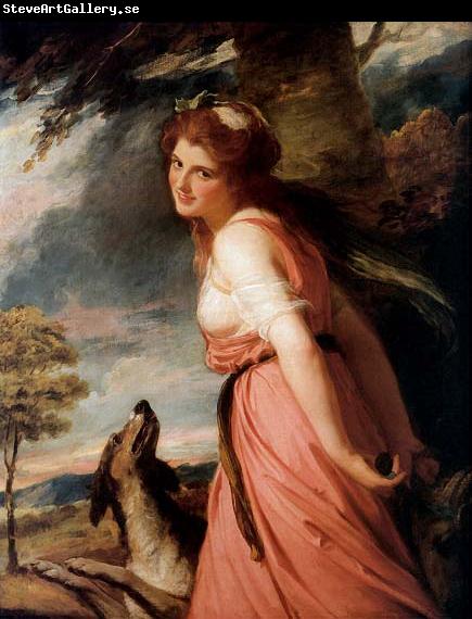 George Romney Lady Hamilton as a Bacchante.